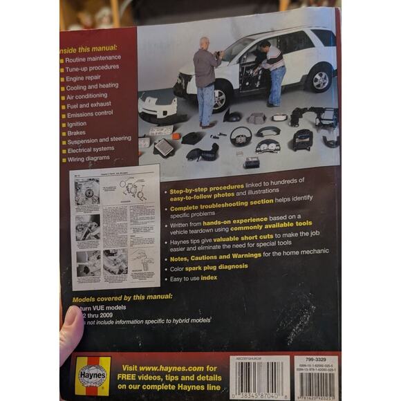 🏖️Haynes 2002-2009 Saturn Vue Repair Manual - Picture 2 of 2